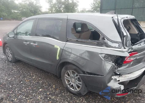 2019 Honda Odyssey Ex-L из США, поврежденный, VIN 5FNRL6H76KB051932